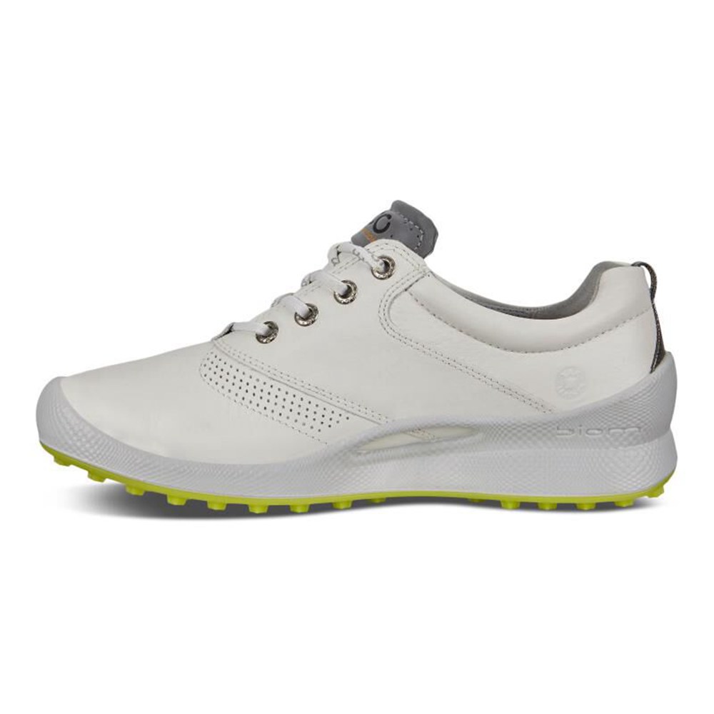 Womens Golf Shoes - ECCO Biom Golf Hybrid - White - 4097RSUXF